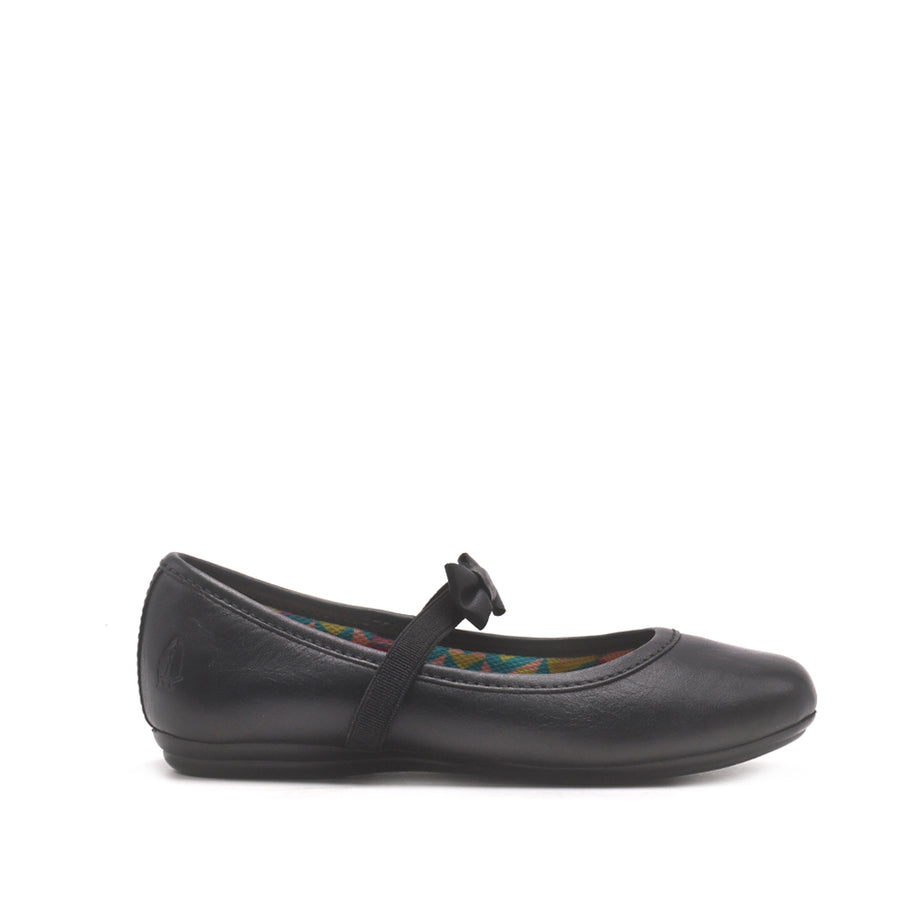 Ballerinas escolares Adrianna para niña color negro Hush Puppies