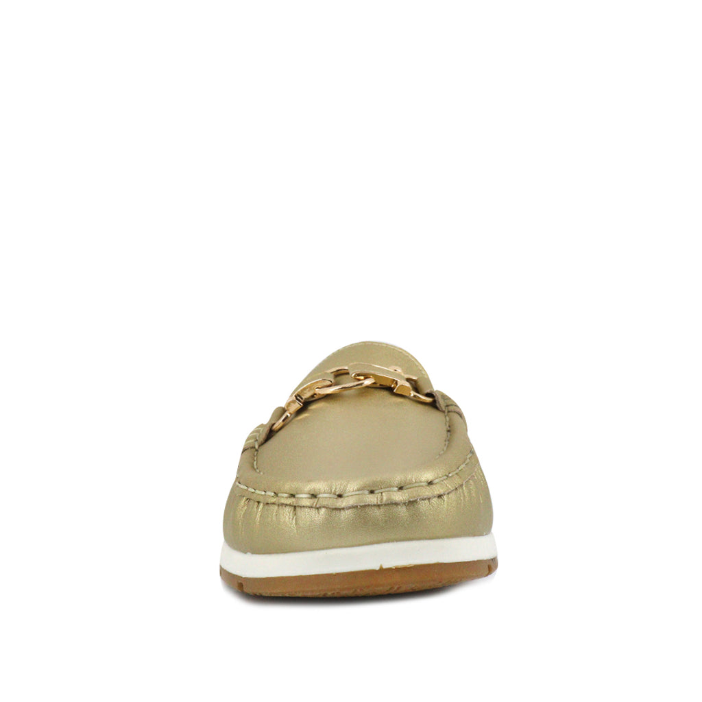 Mocasines Mirabell dorado para Mujer