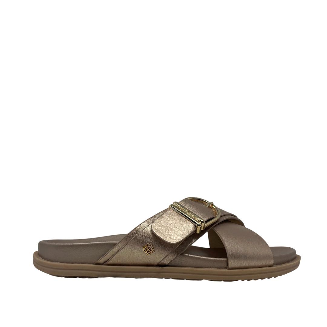 Sandalias flats Darci para mujer color oro rosa - Hush Puppies El Salvador