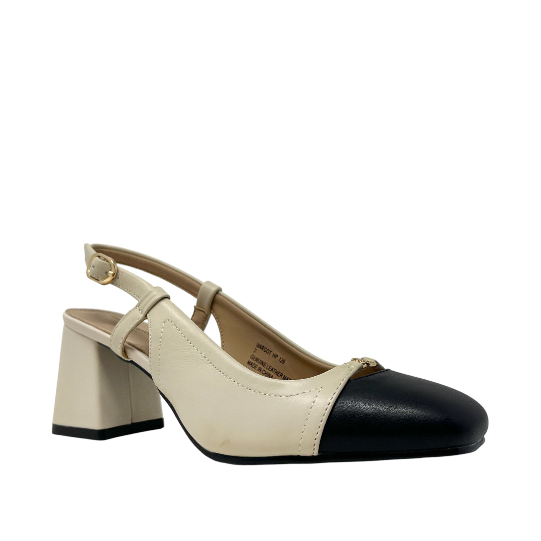 Calzado Hush Puppies para mujer - Tacones slingback Margot color beige